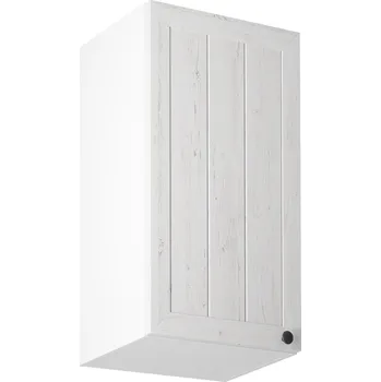 Kuchyňská skříňka Tempo Kondela Horní skříňka G40 PROVANCE levá bílá/sosna andersen