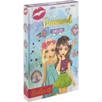 Dětské navlékací korálky Sada na výrobu šperků - diamantové malování Besties