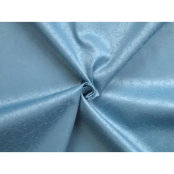 HEDVA ČESKÝ BROKÁT Ospen 160 KRUCÁNKY tyrkysová