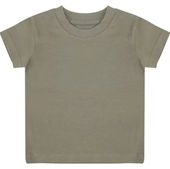 Dívčí tričko Larkwood Kojenecké tričko LW020 Khaki 3-4 Jahre