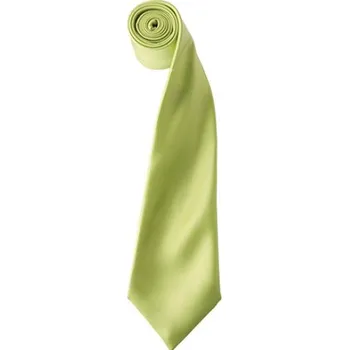 Kravata Premier Workwear Pánská saténová kravata PR750 Lime -ca. Pantone 382 144 x 8,5 cm
