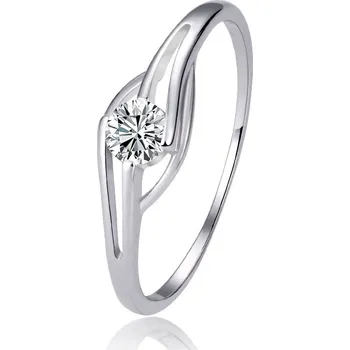 Prsten NUBIS® Stříbrný zásnubní prsten - velikost 54 - NB-5538-54