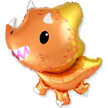 Party dekorace Foliový balonek - Baby Triceratops 82 cm - Godan