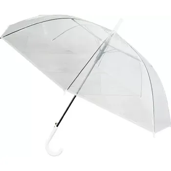 Svatební deštník holový - transparentní