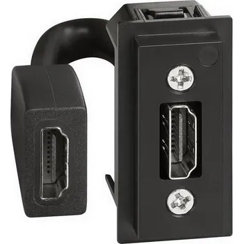 Elektrická zásuvka LIVING NOW PŘEDKONEKTOROVANÁ ZÁSUVKA HDMI 2.0 1 MODUL LEGRAND K4284P