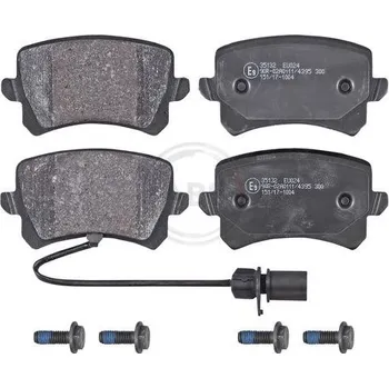 Brzdová destička Sada brzdových destiček, kotoučová brzda A.B.S. ABS35132