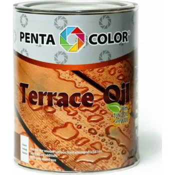 Olej na dřevo OLEJ NA TERASY S TUNGU "TERASOVÝ OLEJ" (T. HNĚDÝ; 0,9 l)
