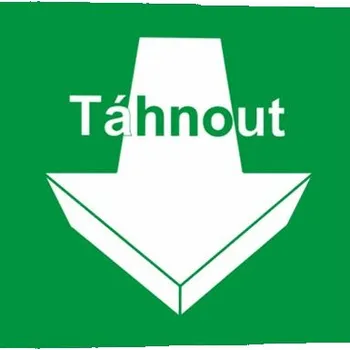 Táhnout Samolepka 100 x 100 mm tl. 0.1 mm - fotoluminiscenční,zelená - Kód: 00061