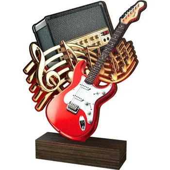 Volný čas Poháry Bauer Dřevěná plaketa WF355 | Hudba