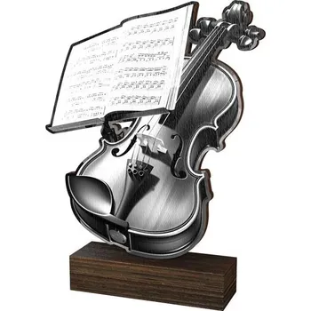 Volný čas Poháry Bauer Dřevěná plaketa WF345 | Hudba