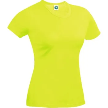 Dámské tričko Starworld Dámské funkční tričko SW404 Fluorescent Yellow XL