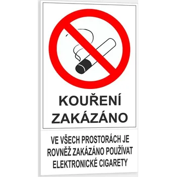 Traiva 15230 Zákaz kouření elektronických cigaret ve všech prostorách