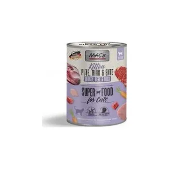 Krmivo pro kočku Konz. MACs Cat pro KOŤATA KRŮTA, HOVĚZÍ A KACHNA 800 g