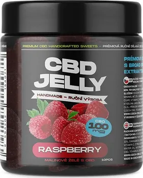 CBD Czech CBD CBD Jelly malina 100 mg 10 bonbonů