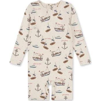 Kojenecký overall Dětský plavkový overal s dlouhým rukávem Aster "Sail Away" Konges Sløjd VELIKOST: 74/9 měsíců