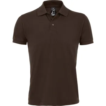 Pánské tričko SOĽS Prime Pánské polo triko SL00571 Chocolate M