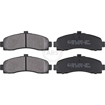 Brzdová destička Sada brzdových destiček, kotoučová brzda A.B.S. 36848