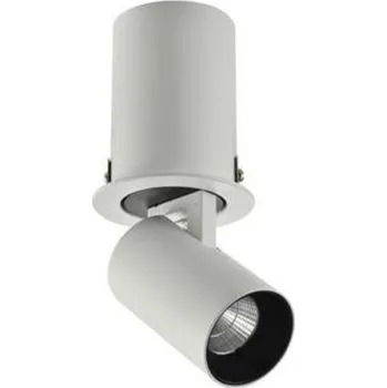 Bodové svítidlo LED Stropní zápustné bodové svítidlo AZzardo Luna 7W white/black AZ3396 7W 595lm 3000K IP20 bílo-černé