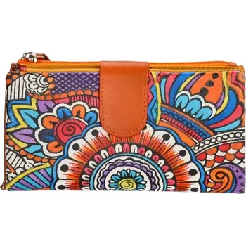 Peněženka Dámská kožená peněženka Happy Wallet 20211 oranžová | Cooltovka.cz