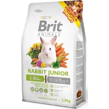 Pro hlodavce Brit Animals Rabbit Junior Complete 1,5kg (min. odběr 6 ks)