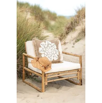 Venkovní bambusové křeslo Bambo - 75*75*70 cm