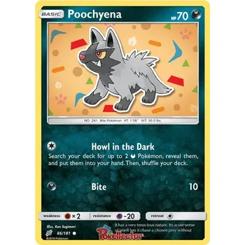 Karetní hra Poochyena 086/181 - Team Up Typ karty: Non-Holo