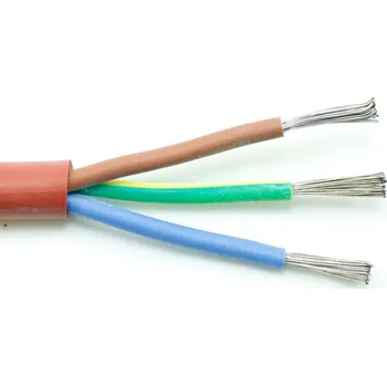 elektrický kabel ALLKABEL LAPP SiHF 3G1,5 silikon červenohnědý 01206015