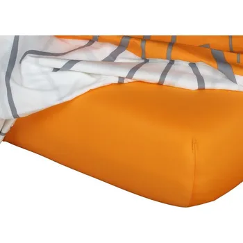 Prostěradlo Jersey prostěradlo pomeranč - 90x200/20 cm jednolůžko