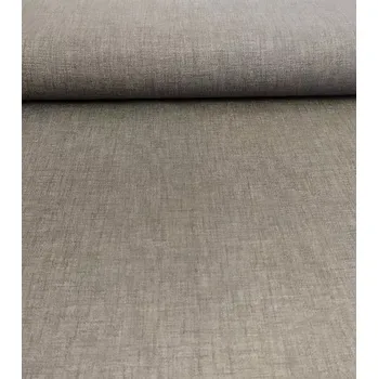 Loneta dekorační látka Edgar mocca žíhaná | RTex