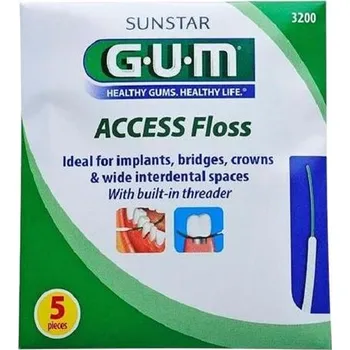 Zubní nit GUM Access Floss dentální nit, 5ks