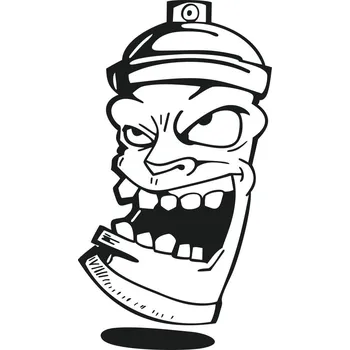 samolepka Samolepka Graffiti spray face