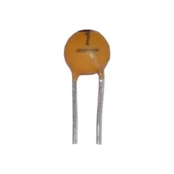 Elektronická součástka 1pF/50V, RM=2,54, keramický kondenzátor