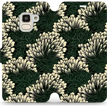 Pouzdro na mobilní telefon Flipové pouzdro Mobiwear - Samsung Galaxy J6 2018 - VA45S Travina (Knížkové flip pouzdro, obal, kryt na mobil Samsung Galaxy J6 2018 - VA45S Travina, materiál Umělá kůže + TPU - ochrana 360°, stojánek, silikonová vanička, magnetické zavírání)