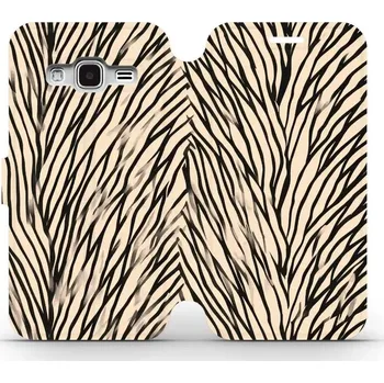 Pouzdro na mobilní telefon Flipové pouzdro Mobiwear - Samsung Galaxy J3 2016 - VA52S V koruně stromu (Knížkové flip pouzdro, obal, kryt na mobil Samsung Galaxy J3 2016 - VA52S V koruně stromu, materiál Umělá kůže + TPU - ochrana 360°, stojánek, silikonová vanička, magnetické zavírá