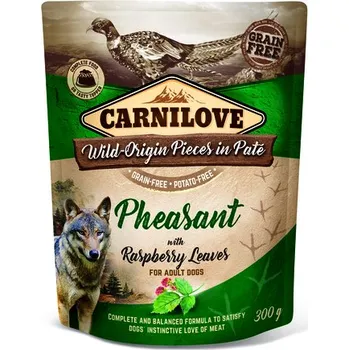 Krmivo pro psa Carnilove Paté Pheasant with Raspberry Leaves 300 g