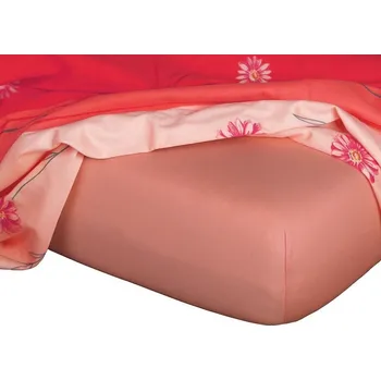 Prostěradlo Jersey prostěradlo losos - 60x120/10 cm postýlka