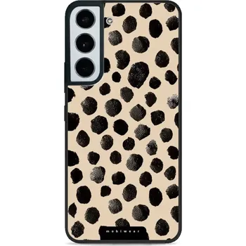 Pouzdro na mobilní telefon Lesklý kryt Mobiwear Glossy - Samsung Galaxy S22 - GA50G Černé puntíky (Prémiové lesklé pouzdro, obal, kryt Mobiwear Glossy na mobil Samsung Galaxy S22 - GA50G Černé puntíky, materiál Plast + TPU silikon - krytí po všech stranách, neošoupatelný potisk,)
