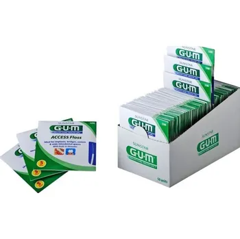 Zubní nit GUM Access Floss dentální nit, 5x50ks