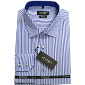 Pánská košile Pánská košile s dlouhým rukávem - střih SLIM - vzor F294 - 39