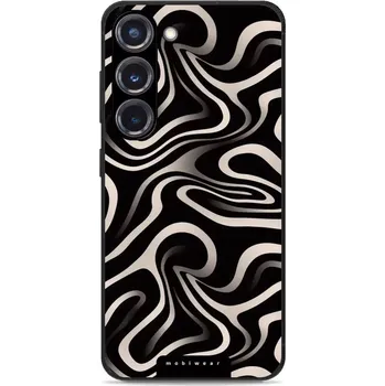 Pouzdro na mobilní telefon Lesklý kryt Mobiwear Glossy - Samsung Galaxy S23 Plus - GA63G Vlnky a linky (Prémiové lesklé pouzdro, obal, kryt Mobiwear Glossy na mobil Samsung Galaxy S23 Plus - GA63G Vlnky a linky, materiál Plast + TPU silikon - krytí po všech stranách, neošoupatelný)