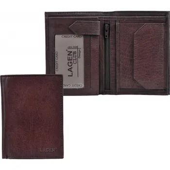 Peněženka Pánská peněženka Lagen V-105 hnědá