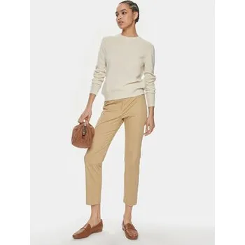 Pánské oblečení Weekend Max Mara Kalhoty z materiálu Cecco 2415131032 Hnědá Slim Fit 40
