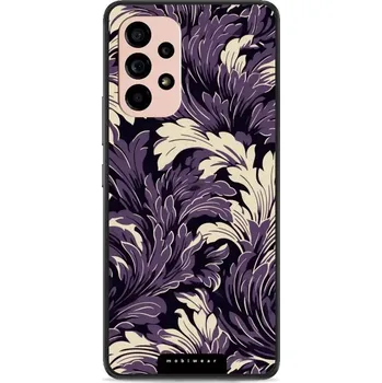 Pouzdro na mobilní telefon Lesklý kryt Mobiwear Glossy - Samsung Galaxy A53 5G - GA46G Fialové rostliny (Prémiové lesklé pouzdro, obal, kryt Mobiwear Glossy na mobil Samsung Galaxy A53 5G - GA46G Fialové rostliny, materiál Plast + TPU silikon - krytí po všech stranách, neošoupateln