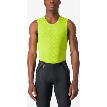 Cyklistické oblečení CASTELLI Cyklistické triko bez rukávů - PRO MESH 2.0 - žlutá S