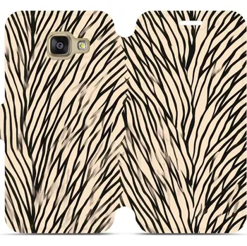 Pouzdro na mobilní telefon Flipové pouzdro Mobiwear - Samsung Galaxy A3 2016 - VA52S V koruně stromu (Knížkové flip pouzdro, obal, kryt na mobil Samsung Galaxy A3 2016 - VA52S V koruně stromu, materiál Umělá kůže + TPU - ochrana 360°, stojánek, silikonová vanička, magnetické zavírá