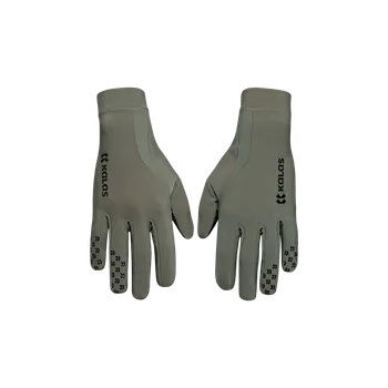 Cyklistické rukavice KALAS RIDE ON Z1 | Dlouhé Cyklo rukavice | khaki | Velikost: 7