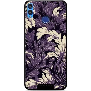 Pouzdro na mobilní telefon Lesklý kryt Mobiwear Glossy - Honor 8X - GA46G Fialové rostliny (Prémiové lesklé pouzdro, obal, kryt Mobiwear Glossy na mobil Honor 8X - GA46G Fialové rostliny, materiál Plast + TPU silikon - krytí po všech stranách, neošoupatelný potisk, tenké provedení,