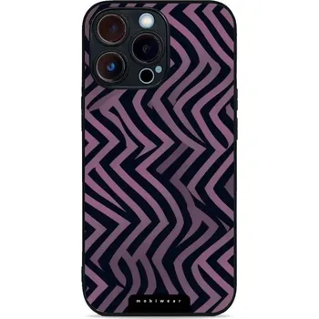 Pouzdro na mobilní telefon Lesklý kryt Mobiwear Glossy - Apple iPhone 13 Pro - GA55G Fialové klikyháky (Prémiové lesklé pouzdro, obal, kryt Mobiwear Glossy na mobil Apple iPhone 13 Pro - GA55G Fialové klikyháky, materiál Plast + TPU silikon - krytí po všech stranách, neošoupatelný)