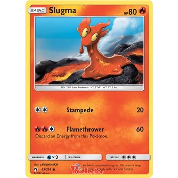 Karetní hra Slugma 043/214 - Lost Thunder Typ karty: Non-Holo