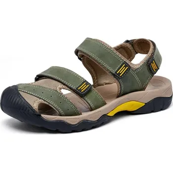 Dámské sandále Outdoorové pánské sandály MIX129 Barva: Zelená, Velikost: 46